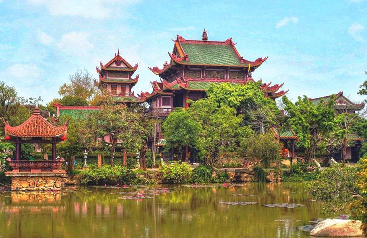 Một góc chùa Thiên Hưng - Ảnh: Sơn Ca -top10quynhon