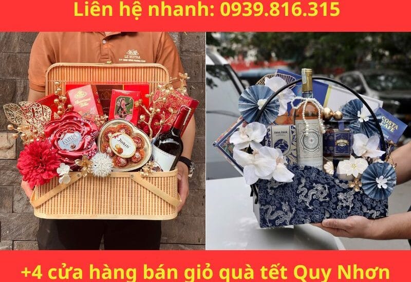 Giỏ quà tết Quy Nhơn #4 cửa hàng bán giao tận nơi