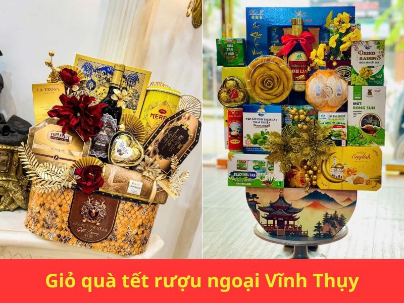 Cửa hàng rượu ngoại, giỏ quà tết cao cấp tại Quy Nhơn