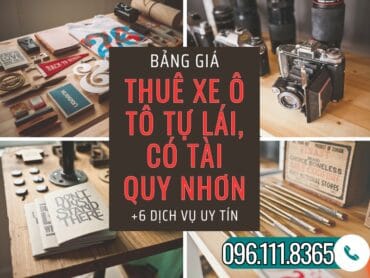 Thuê xe ô tô Quy Nhơn: Bảng giá 2025 + 6 dịch vụ tự lái và có tài