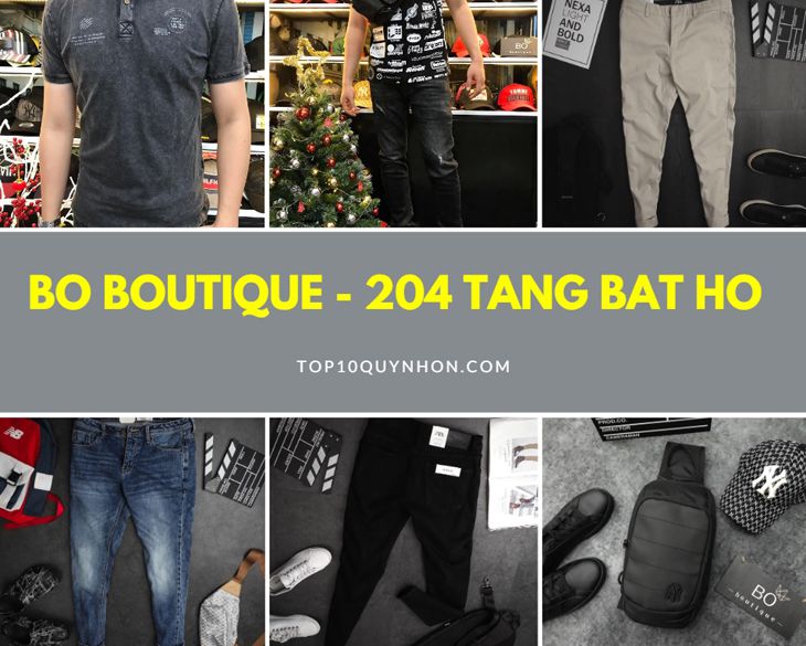 Bo Boutique là một trong những shop thời trang nam được rất nhiều bạn trẻ yêu mến - top10quynhon.com