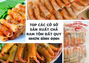 Top +7 cơ sở sản xuất chả ram tôm đất Quy Nhơn Bình Định