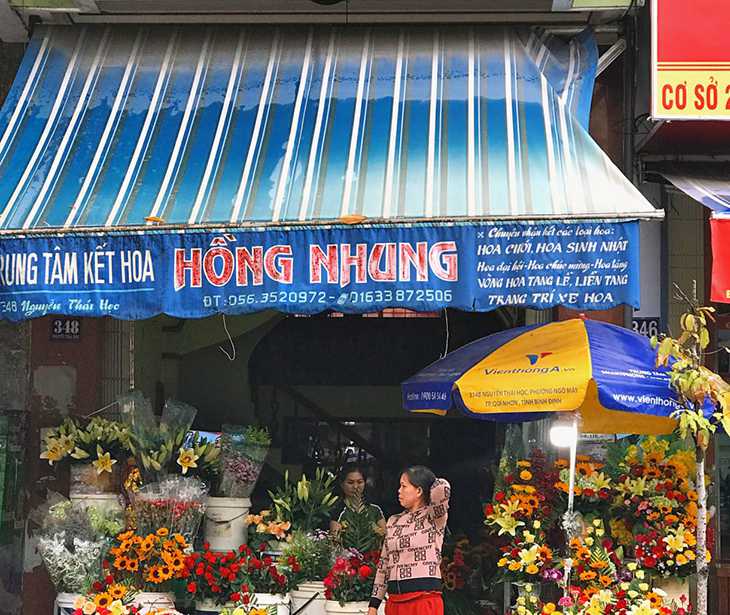 Shop hoa tươi Hồng Nhung là 1 địa điểm được đánh giá tốt - ảnh:ST