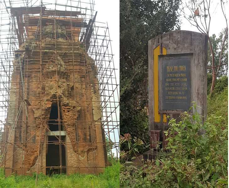 Tháp Thủ Thiện Bình Đinh - Ngôi Tháp cổ đang dần phục hồi