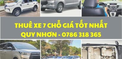 Dịch vụ cho thuê xe 7 chỗ tốt nhất Quy Nhơn